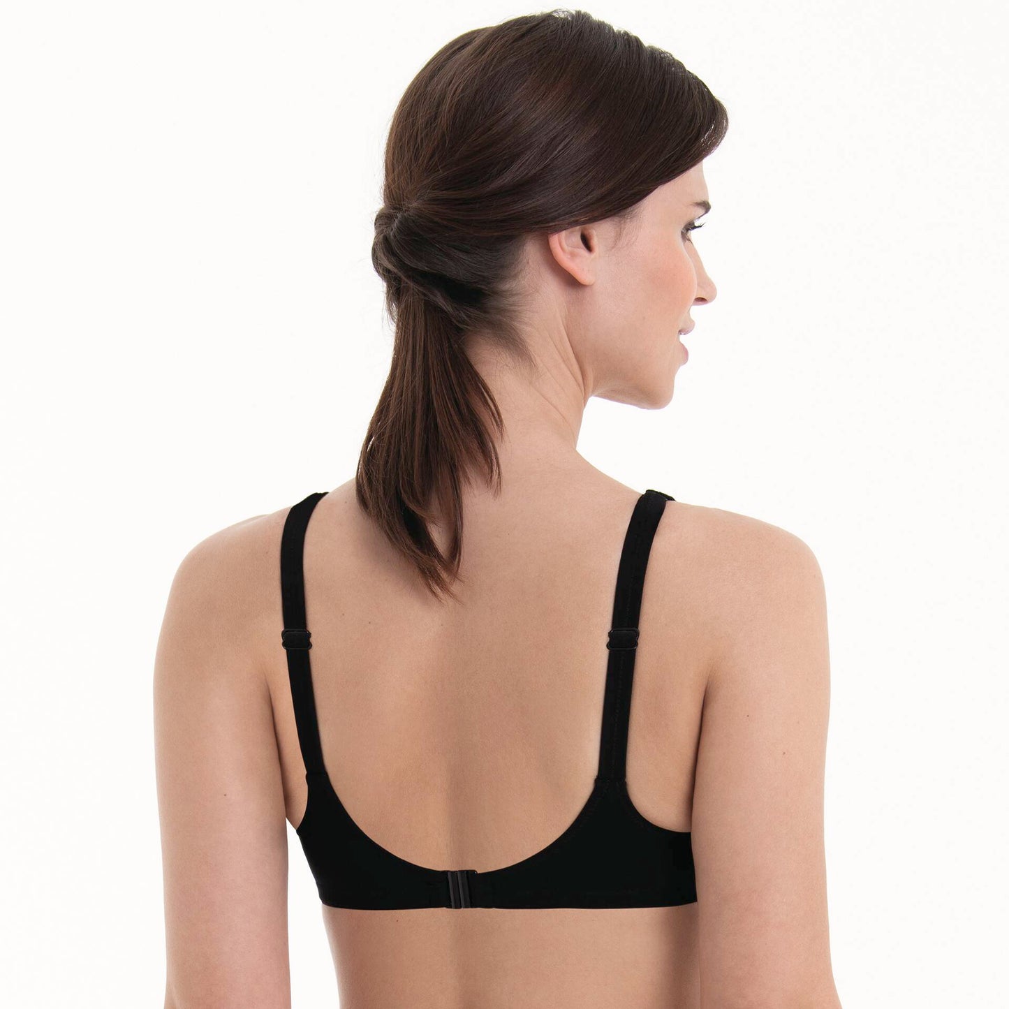 ELLE Bikini-Top mit Softschale (Schwarz)