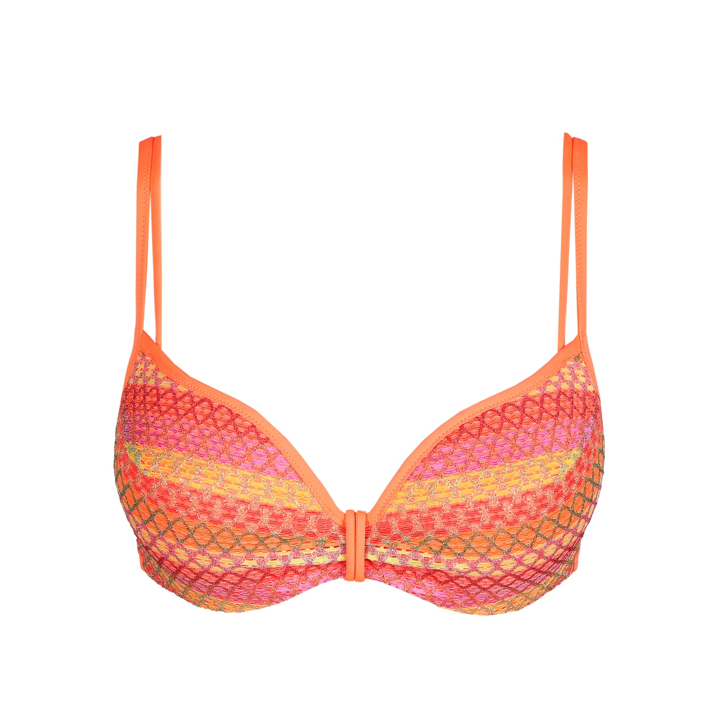 ALMOSHI Unterlegter Bikini Herzform (Juicy Peach)