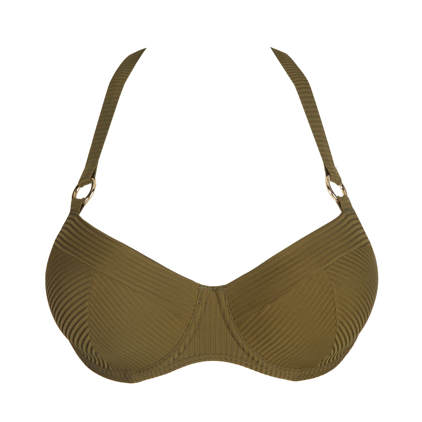 SAHARA Balconette Bikini-Top unterlegt (Olive)