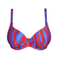 SKUDAI Bikini-Top Herzform (Wild Stripes)