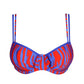 SKUDAI Balconette Bikini-Top (Wild Stripes)