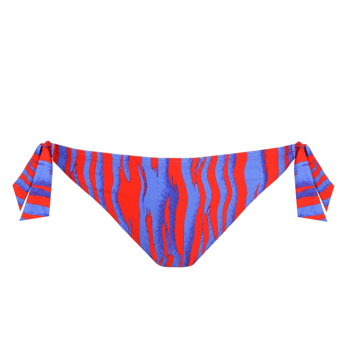 SKUDAI Bikini Hüftslip m. Schnur (Wild Stripes)