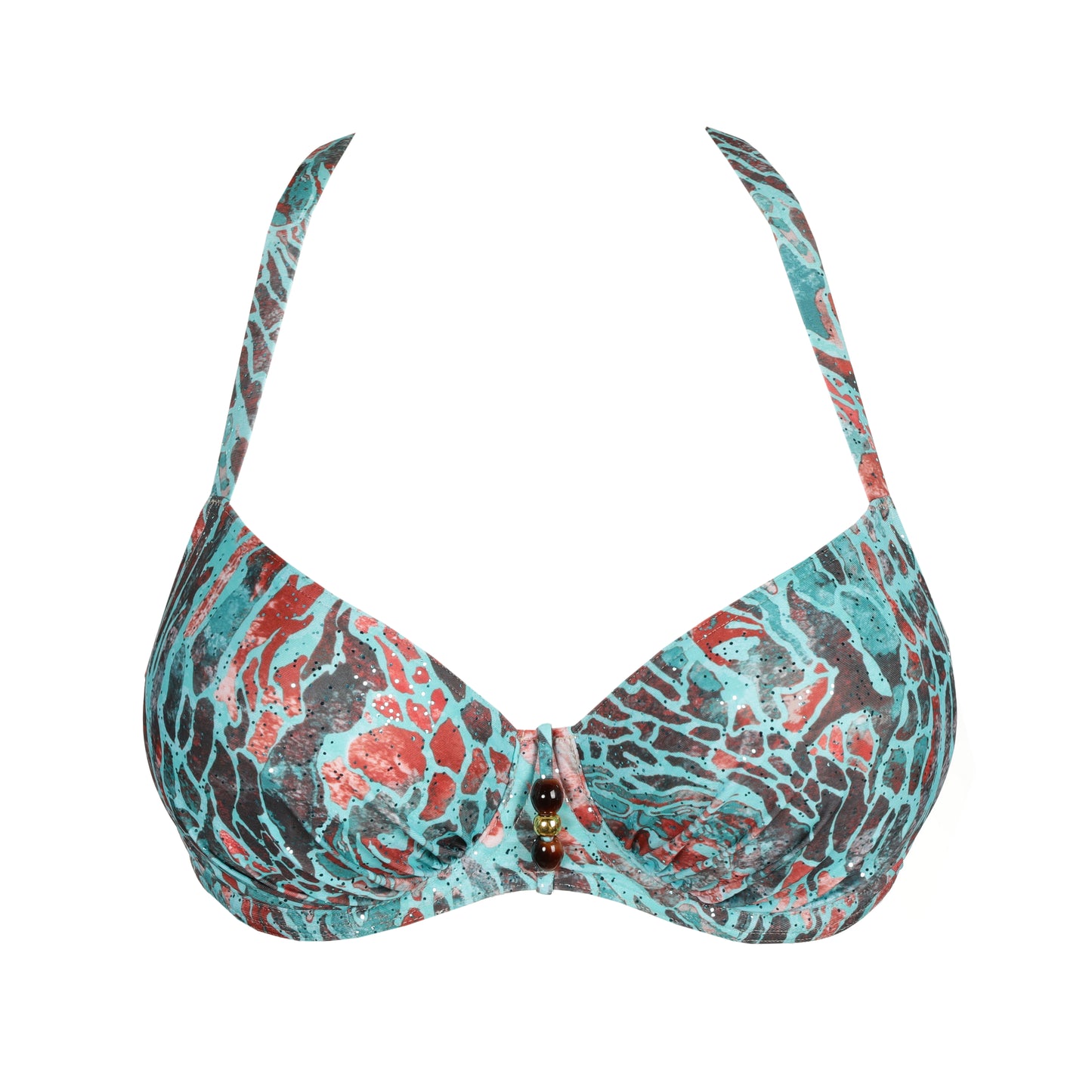 RIYAD Bikini-Top Vollschale (Turquoise Seas)