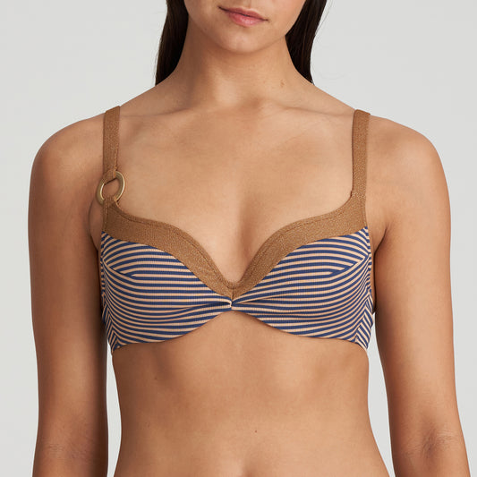 SATURNA Unterlegter Bikini Herzform (Ocean Bronze)