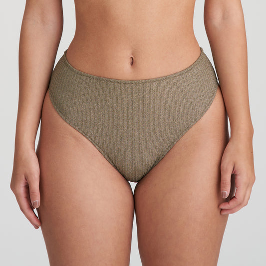 TINJIS Bikini Taillenslip (Golden Olive)