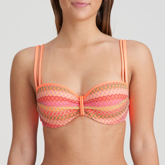 ALMOSHI Unterlegter Bikini Balconette (Juicy Peach)