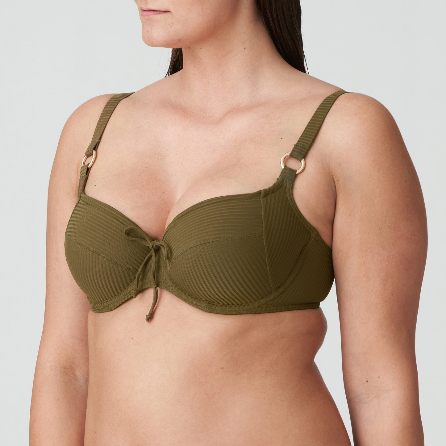 SAHARA Bikini-Top Vollschale (Olive)