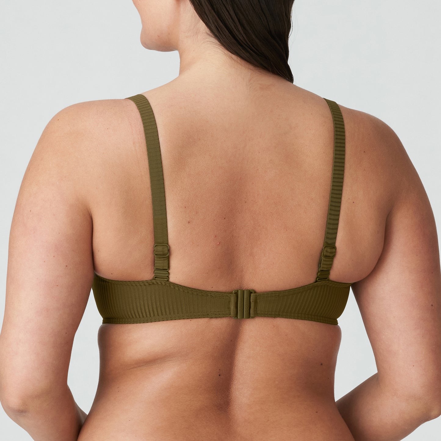 SAHARA Balconette Bikini-Top unterlegt (Olive)