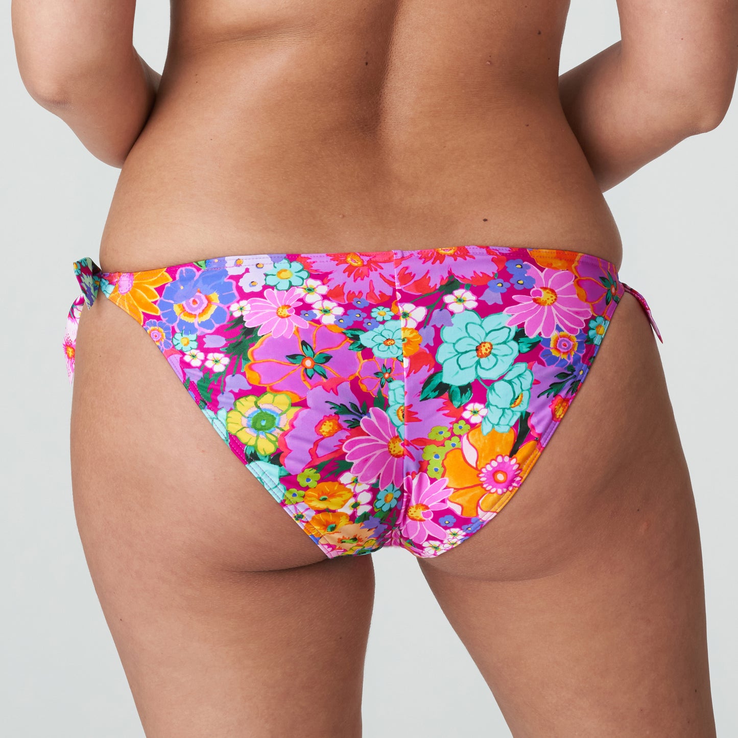 NAJAC Bikini Hüftslip mit Schnüren (Floral Explosion)