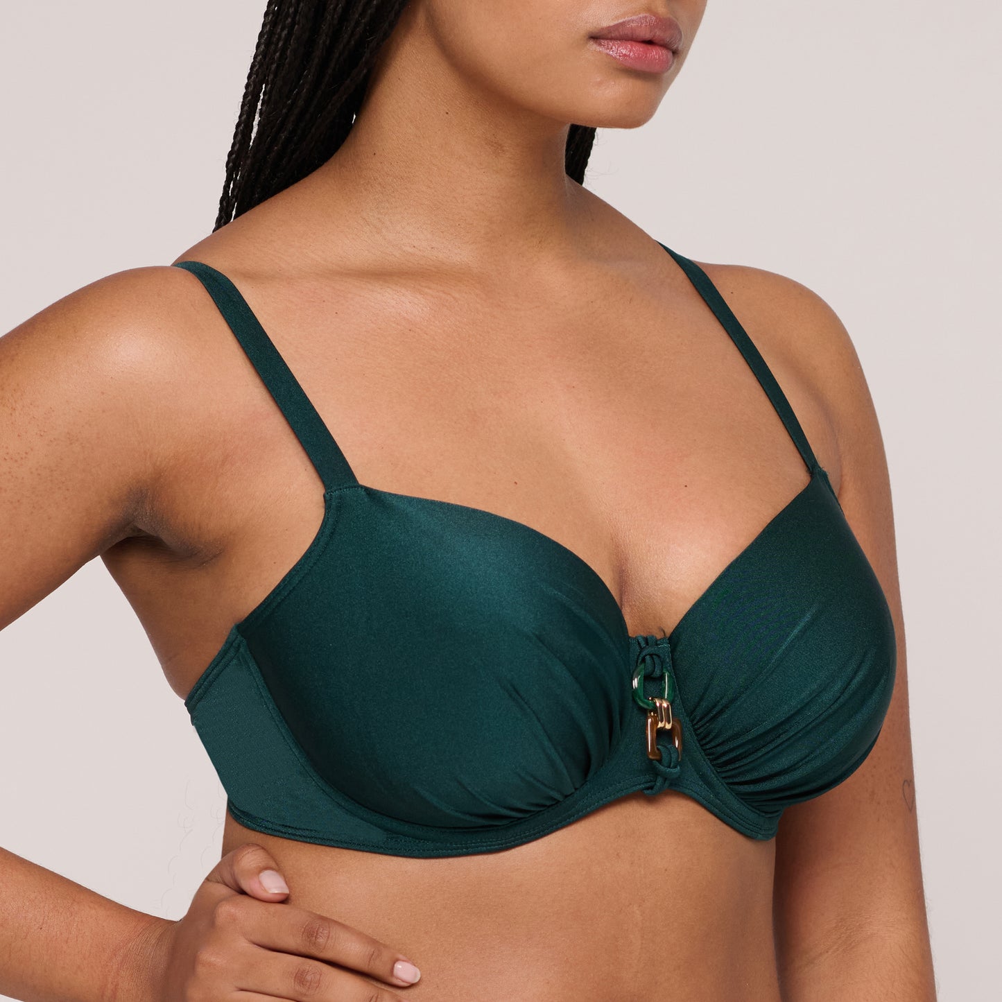 MANGALORE Balconette Bikini-Top (Jewel Green)