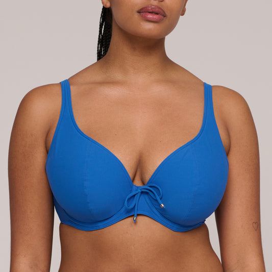 ASWAN Bikini-Top Tiefdekoll (Delphinium Cheer Blue)