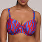 SKUDAI Bikini-Top Herzform (Wild Stripes)