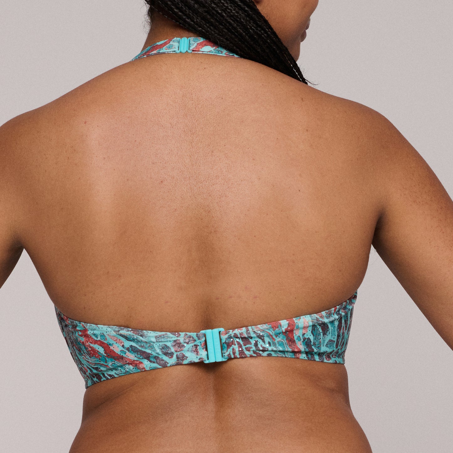 RIYAD Balconette Bikini-Top (Turquoise Seas)