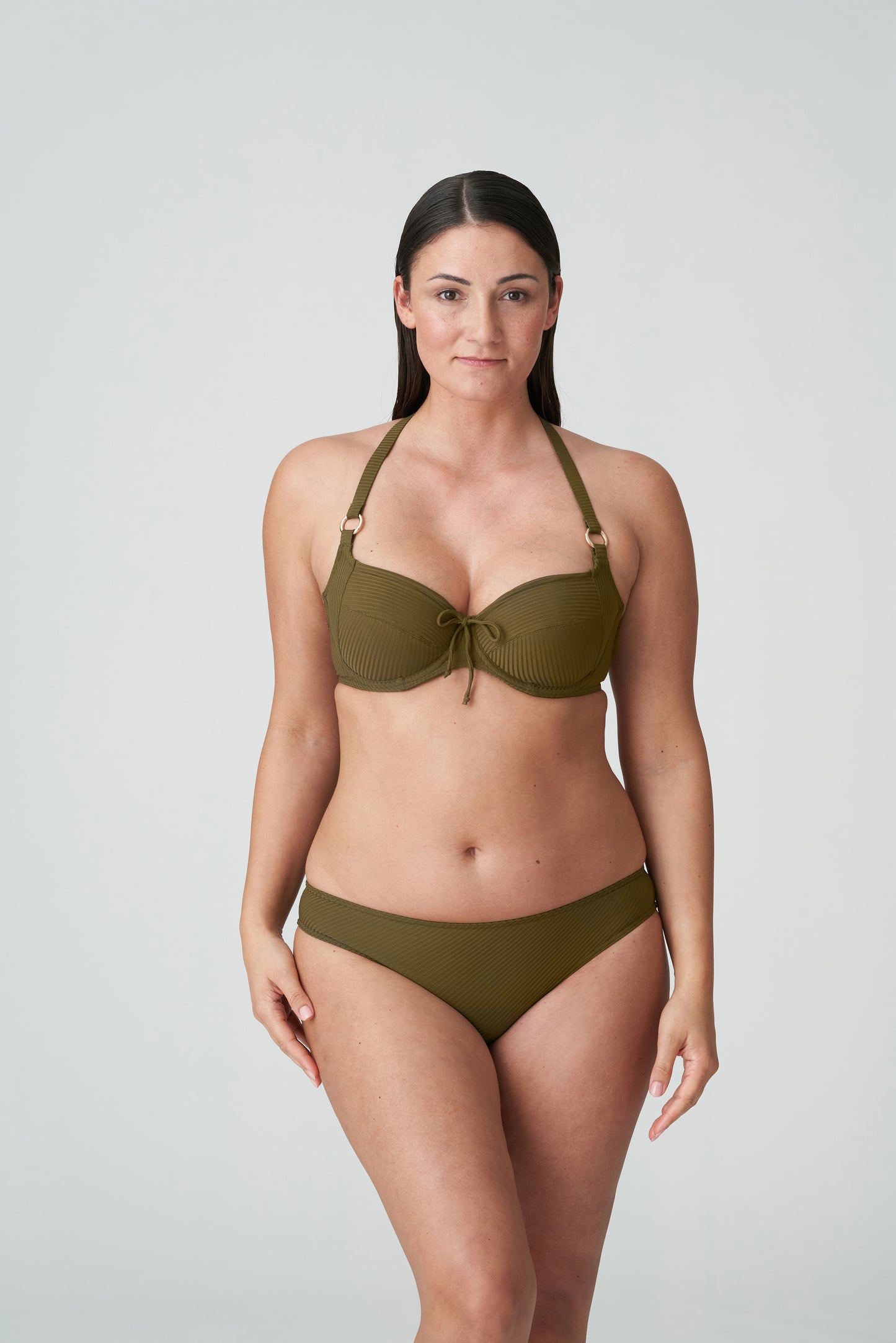 SAHARA Bikini-Top Vollschale (Olive)