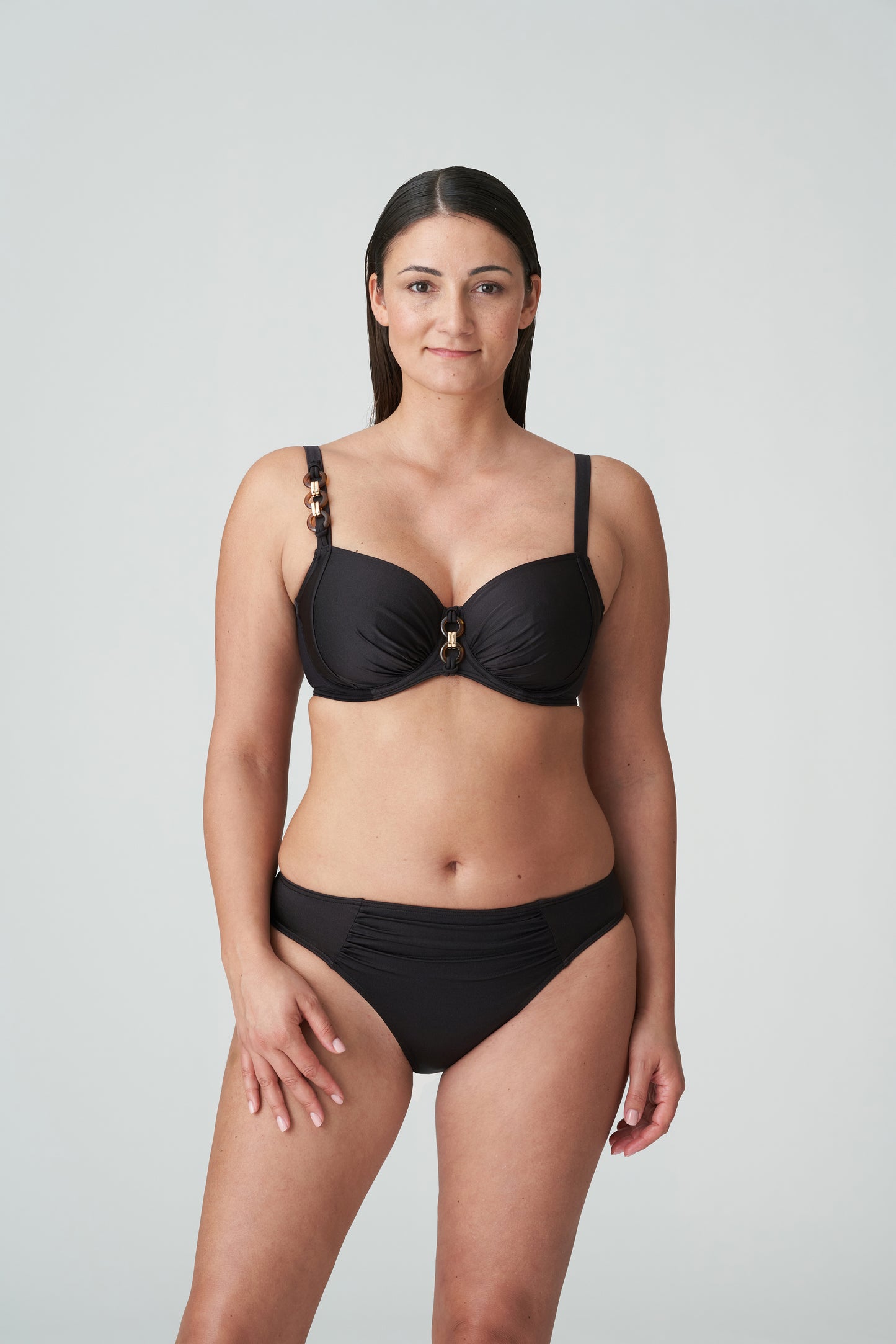 BARRANI Vollschalen Bikini Top (Roast Coffee)