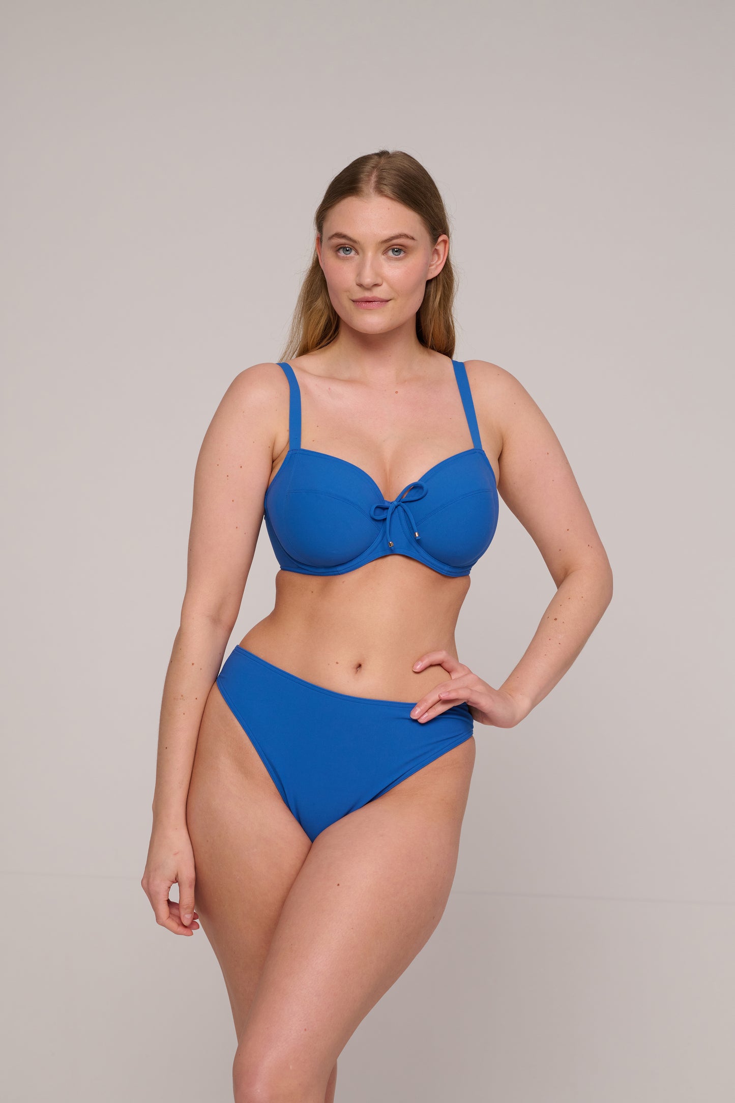 ASWAN Bikini-Slip Brazilian (Delphinium Cheer Blue)