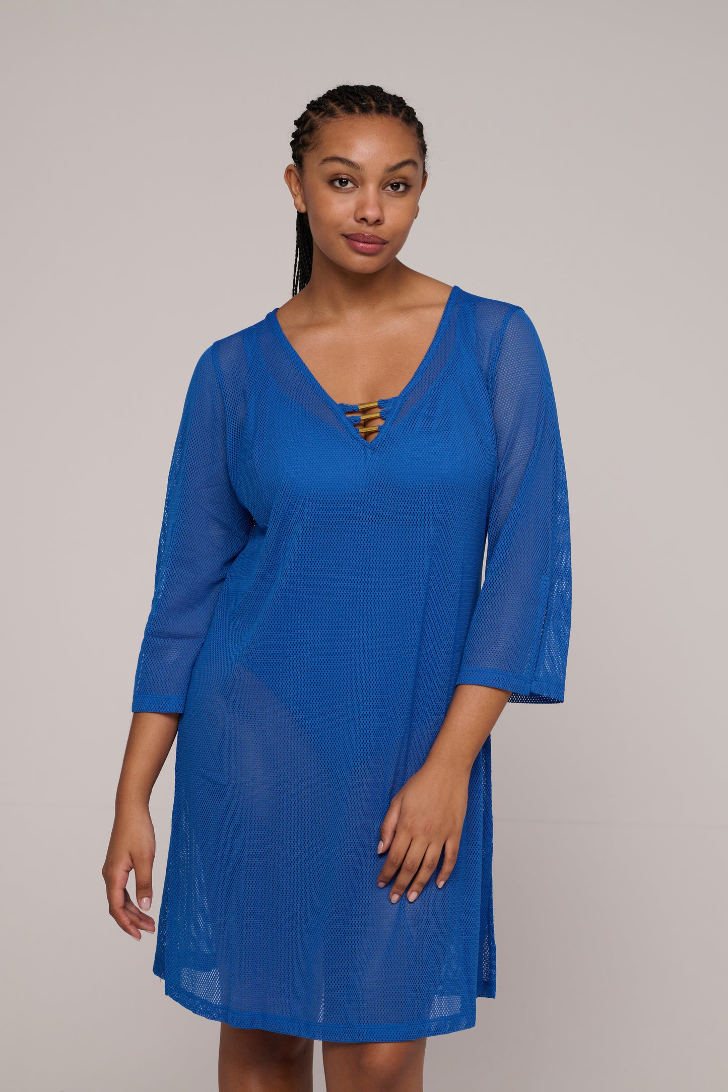 ASWAN Kaftan (Bademode) (Delphinium Cheer Blue)