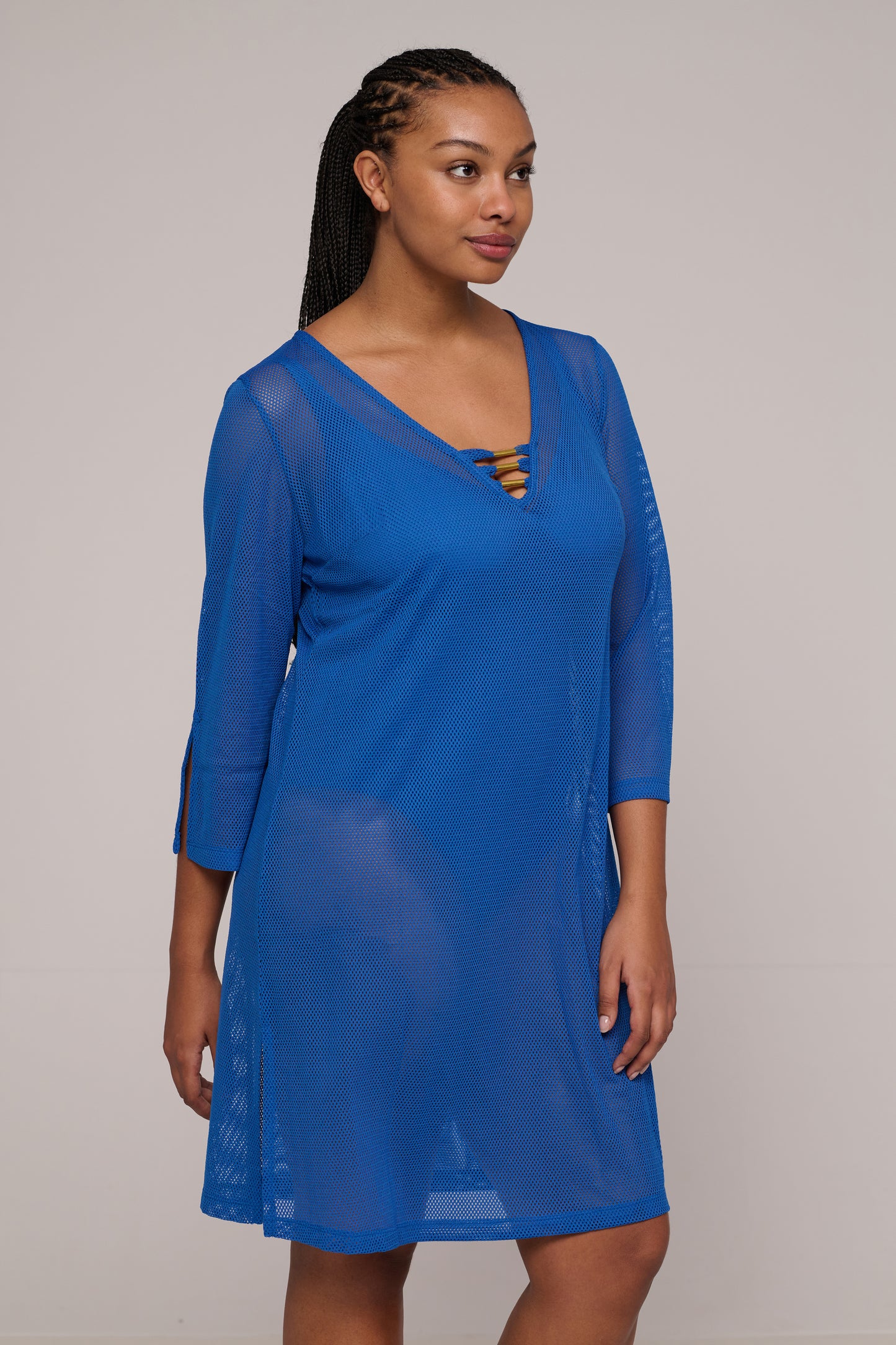 ASWAN Kaftan (Bademode) (Delphinium Cheer Blue)