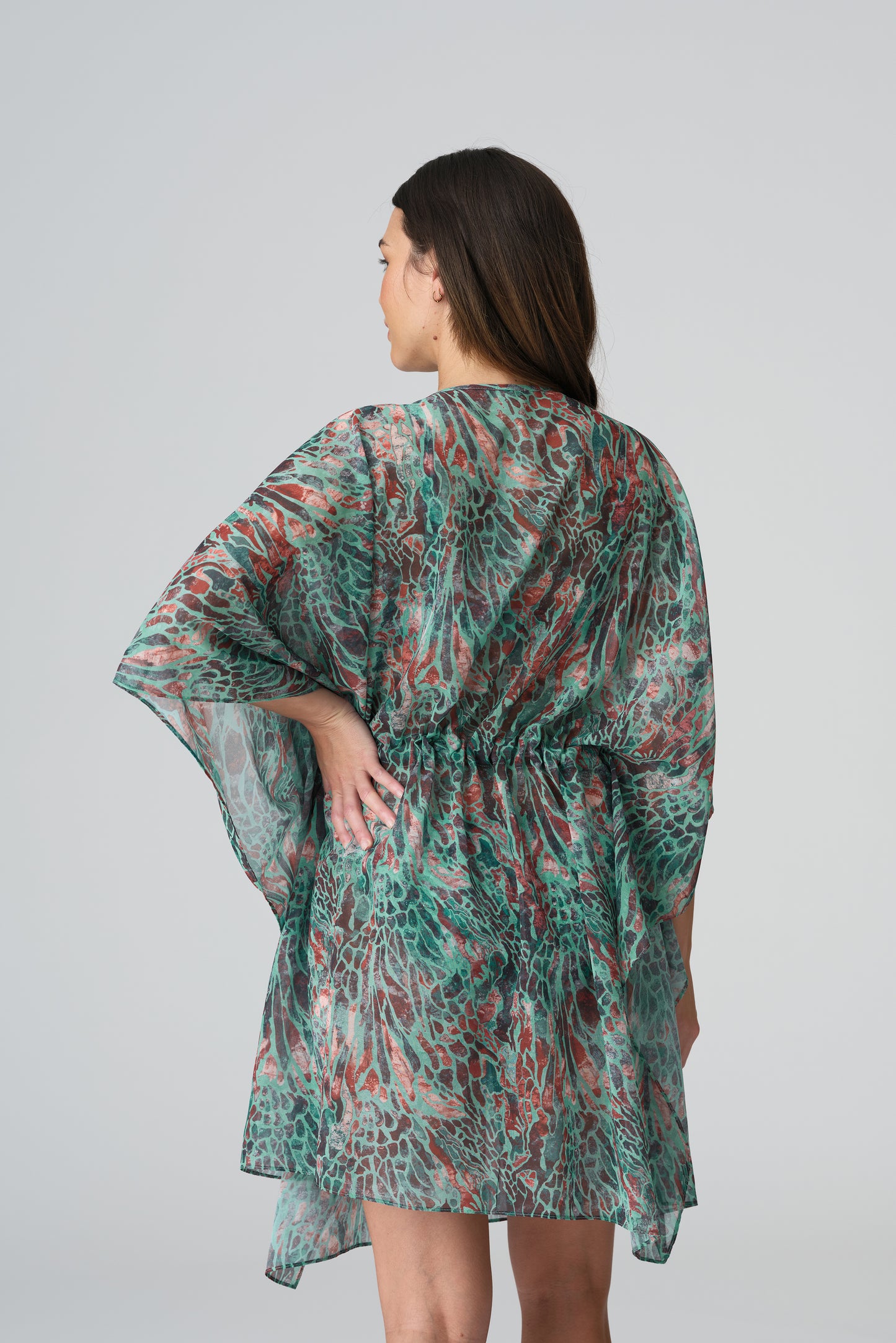 RIYAD Kaftan (Bademode) (Turquoise Seas)